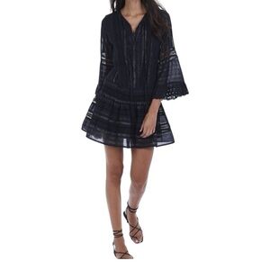 Anthropologie Navy Dress